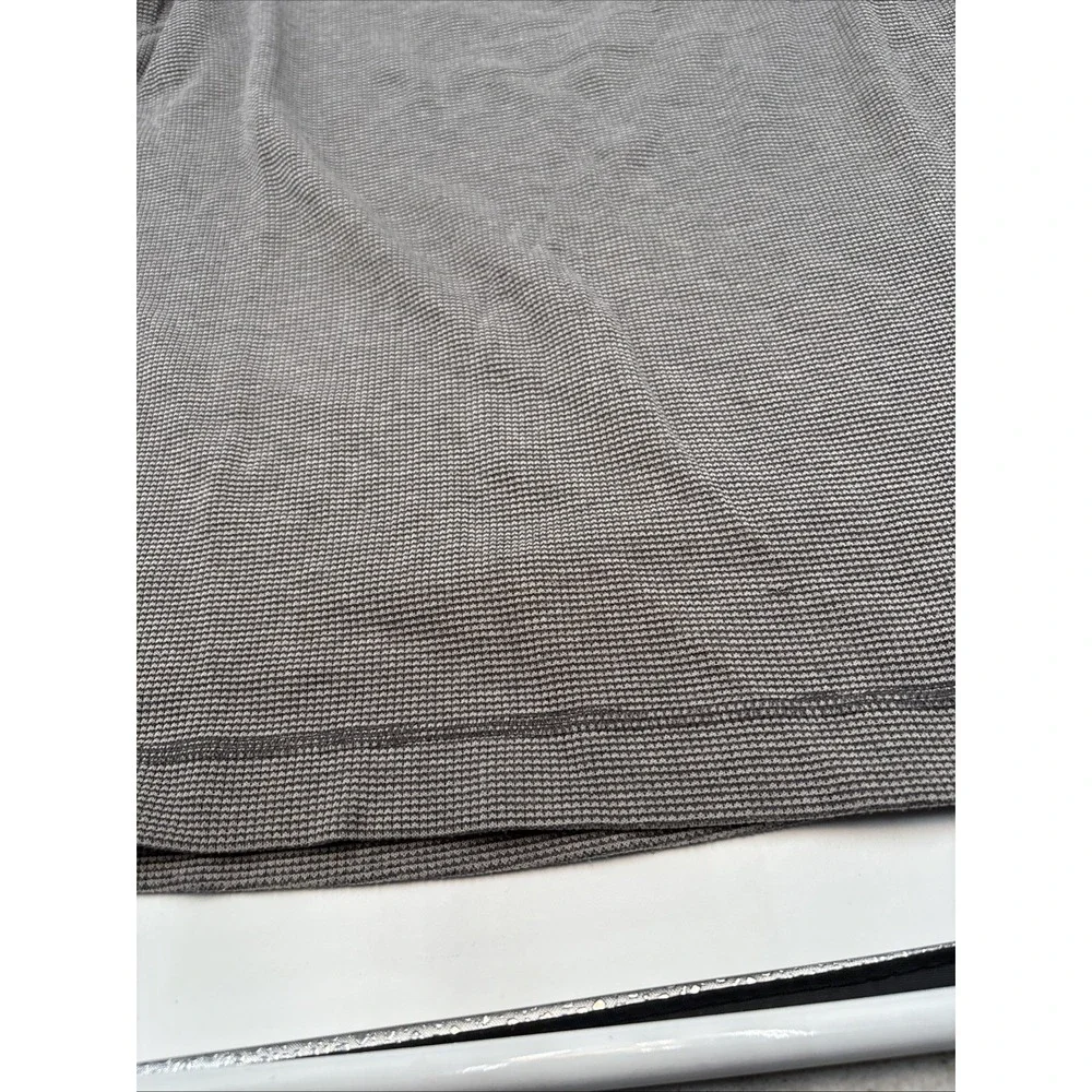 Banana Republic Thermal Style Long Sleeve‎ Shirt Mens Size Large Gray Cotton